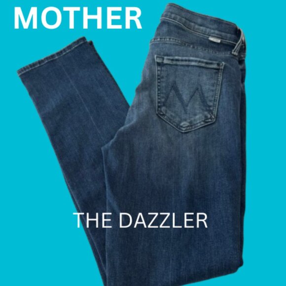 Mother “The Dazzler Hover Getalongs” Jeans -Size 28– Style 10146-104 – Blue Wash - Picture 9 of 16
